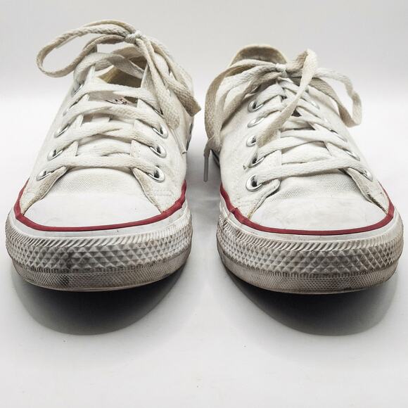 Converse Women’s Chuck Taylor All Star White Canvas Grunge Skaterstyle Size 8 - Picture 3 of 8